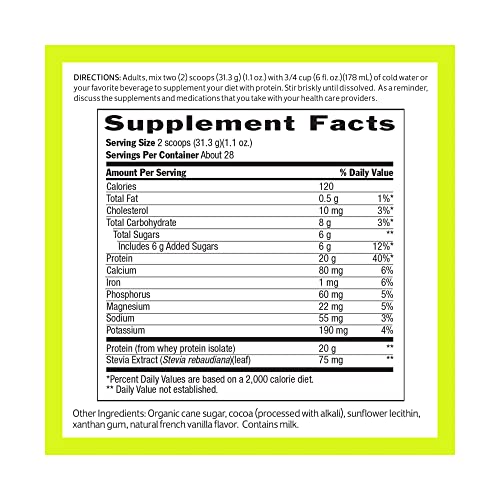 Biochem, Whey Protein Powder, 20g of Protein to Support Muscles and Intense Workouts Biochem