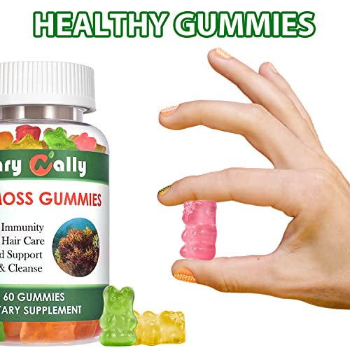 Tary Nally Sea Moss Gummies, Organic Irish Sea Moss Gummies for Adults & Kids Tary Nally