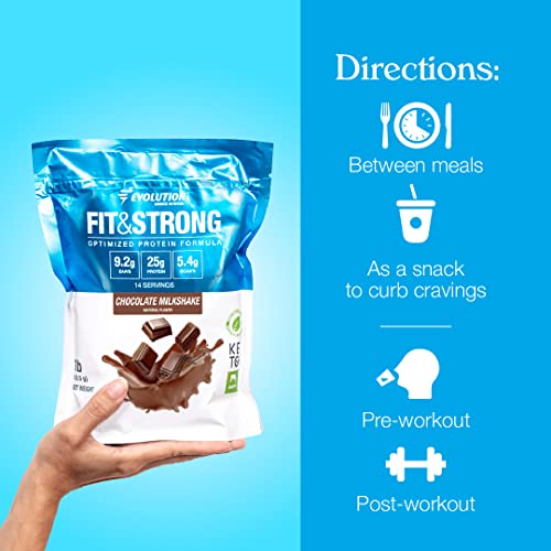 Evolution Advance Nutrition Fit & Strong - Pure Whey Protein Powder with BCAA, 100% Grass-Fed Evolution Advance Sport Nutrition