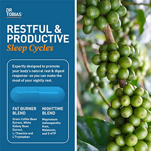 Dr. Tobias Fat Burner Nightly, Night Time Metabolic Support with White Kidney Bean Extract Dr. Tobias