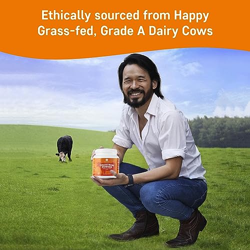 Pure Velvet Colostrum Powder for Gut Health, Bloating, Hair Growth, Immune Support Pure Velvet