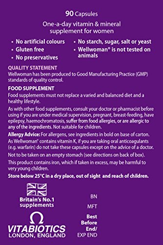 Vitabiotics Wellwoman Original - 90 Capsules Wellwoman