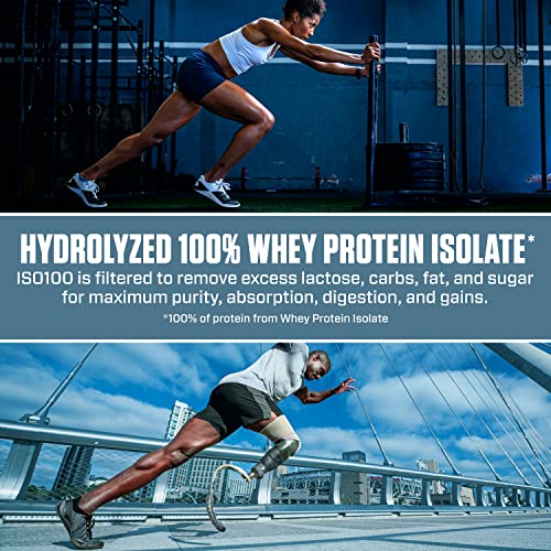 Dymatize ISO100 Hydrolyzed Protein Powder, 100% Whey Isolate Protein, 25g of Protein Dymatize
