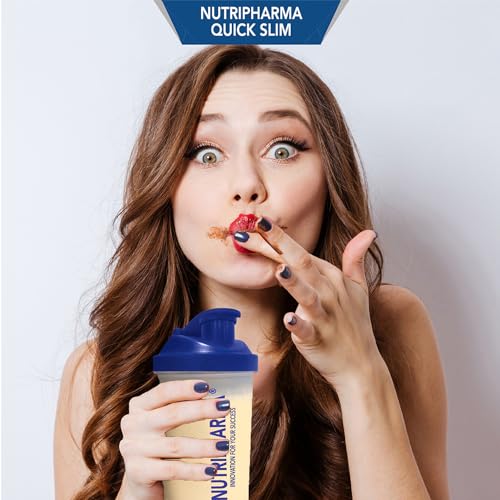 Quick Slim Meal Replacement Shake for Weight Loss, 30 Servings, 20g Protein, 27 Vitamins NUTRIPHARMA Quick Slim