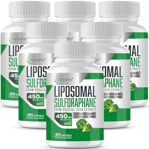 Osasuna Liposomal Sulforaphane 450MG, Maximum Absorption, 360 Softge