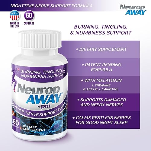 NeuropAWAY Nerve Support PM | 60 Capsules NeuropAWAY