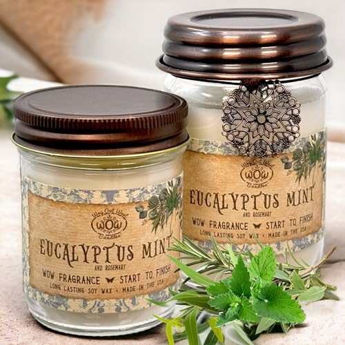 Scented Candle for Home by Way Out West Candles - Long Lasting Home Fragrance or Essential Oils Way Out West Candles