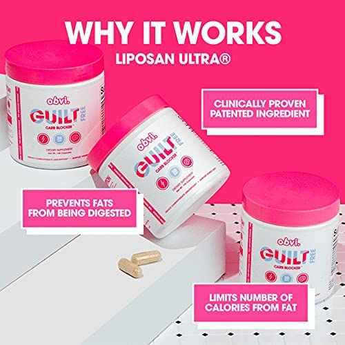 Obvi Guilt Free Carb Blocker, Block Carb Absorption, Support Weight Loss, Healthier Nails Obvi