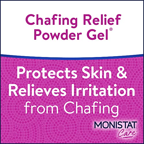 Monistat Chafing Relief Powder Gel, Anti-Chafe Protection, Fragrance Free Chafing Gel, 1.5 Oz, 1 Pack Monistat