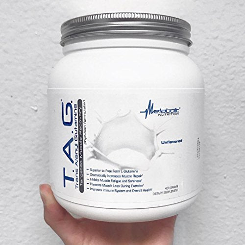 Metabolic Nutrition, TAG, Trans Alanyl Glutamine, 100% L-Glutamine Peptide Powder Metabolic Nutrition