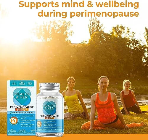 Health & Her Perimenopause Mind, Cognitive Function Support, Pre-Menopause Health and Her