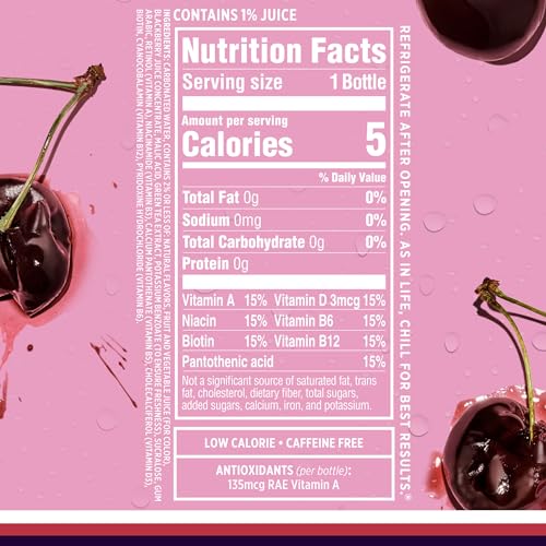 Sparkling Ice, Black Cherry Sparkling Water, Zero Sugar Flavored Water, with Vitamins Sparkling ICE