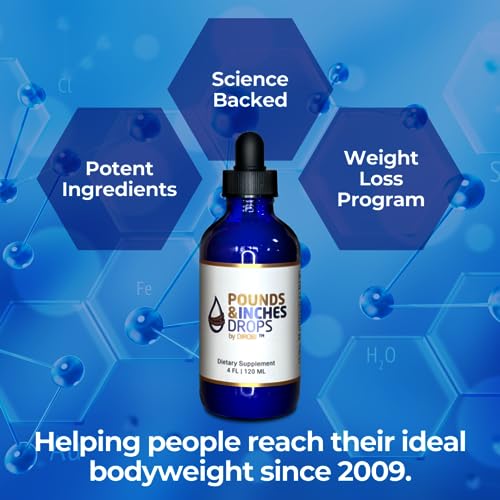 Dirobi Pounds and Inches Weight Management Drops, Liquid Supplement Pounds and Inches Drops