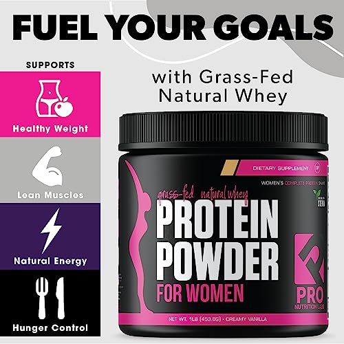 PRO NUTRITION LABS Whey Protein Vanilla Powder for Women - Supports Lean Muscle PRO NUTRITION LABS