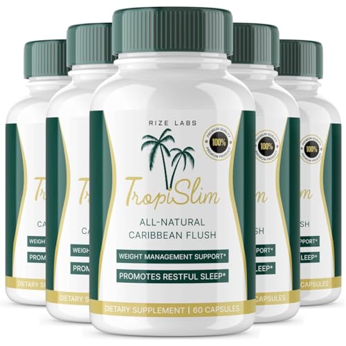 rize labs (5 Pack Tropislim Weight Loss Supplement, Tropislim Capsules for Total Body 