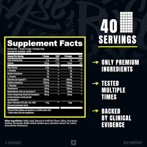 RYSE Up Supplements Signature Series Stim Daddy | Official Noel Deyzel High Stimulant RYSE Up Supplements