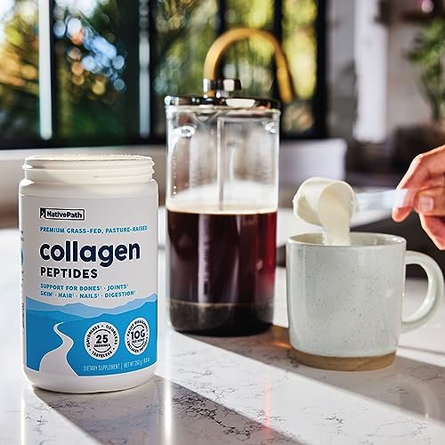 NativePath Collagen Peptides Protein - Hydrolyzed Type 1 & 3 Collagen Powder for Skin NativePath