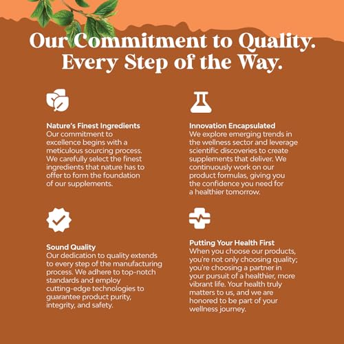 Thyroid Support Natural Complex Supplement Capsules with Vitamin B-12