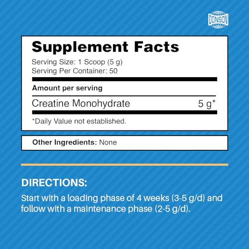 Donson Creatine Monohydrate for Women Booty Gain – 8.8oz Creatine Powder Donson