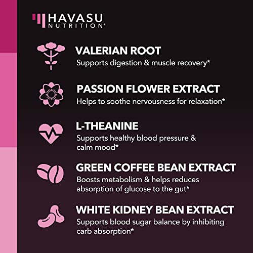 Night Time Fat Burner for Women | Weight Loss and Sleep Support Blend With Vitamin D HAVASU NUTRITION