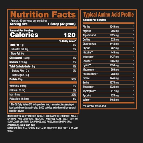 BPI Sports ISO HD Isolate Protein Chocolate Brownie - 69 Servings, 5.4 pounds BPI Sports