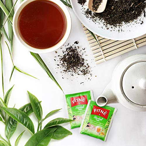 FITNE Green Tea Herbal Honey Lemon With Garcinia Senna Infusion Gentle Detox Cleanse FITNÈ
