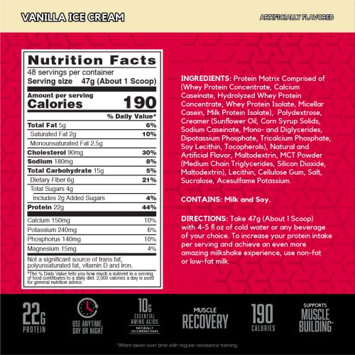 BSN SYNTHA-6 Whey Protein Powder with Micellar Casein, Milk Protein Isolate Powder BSN
