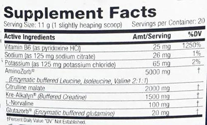Distinct Formulations, AlphaCell 7, (Pre, Intra, Post), Lemon Spritz, 20 Servings