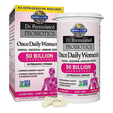 Garden of Life, Dr. Formulated Women's Probiotics Once Daily, 16 Strains, 50 Billion