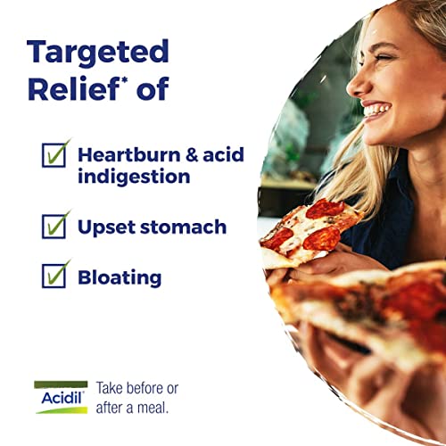 Boiron Acidil On The Go for Relief of Acid Reflux, Heartburn, Indigestion, Bloating, and Upset Stomach Boiron