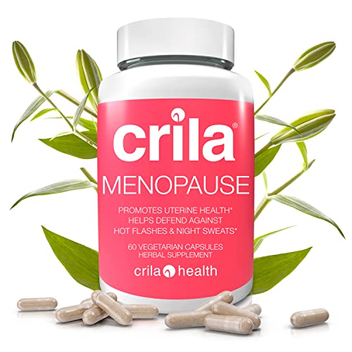 Crila Health Menopause Supplements for Women - 60 Ct. I Night Sweats & Hot Flashes Menopause Relief