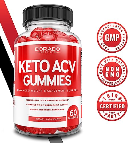KETO ACV Gummies for Weight Management Support (1000mg Per Serving) 