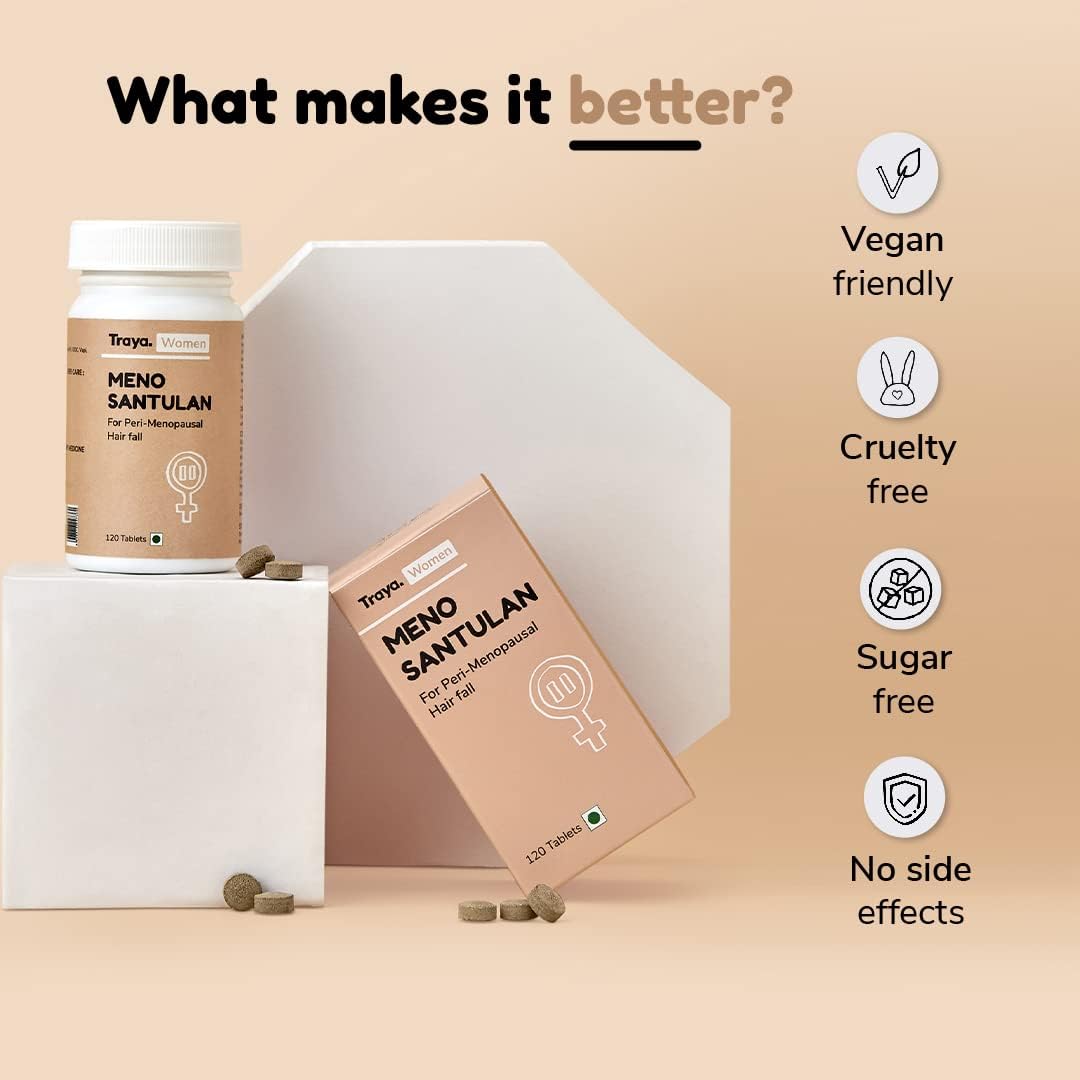 Sheltr Meno Santulan | Menopause Multi-Vitamins Manages Mood Swings, Hot Flashes, Period Cramps Sheltr