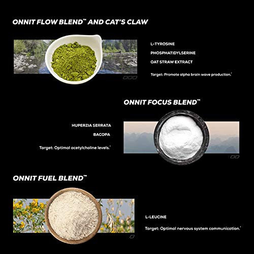 ONNIT Alpha Brain (120ct) - Over 1 Million Bottles Sold - Premium Nootropic Brain Sup ONNIT
