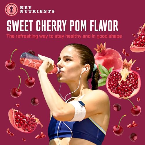KEY NUTRIENTS Multivitamin Electrolytes Powder No Sugar - Sweet Cherry Pom Electroly KEY NUTRIENTS