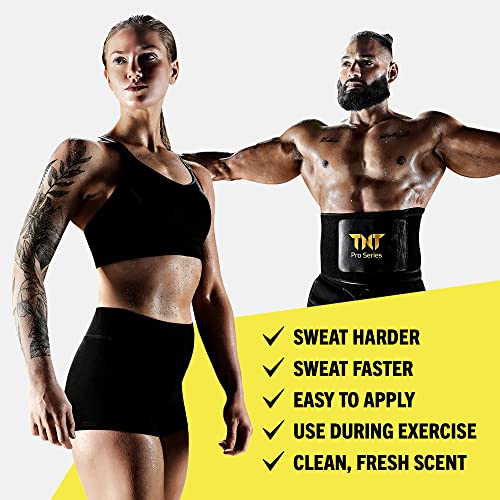 TNT Workout Enhancer Sweat Gel: Hot Cream for Tummy Belly Firming, Sweet Scent TNT Pro Series