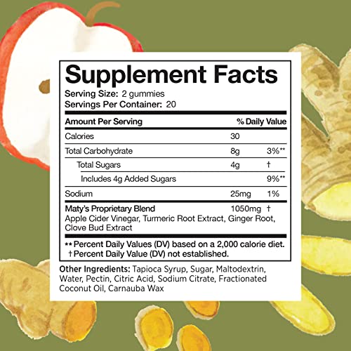 Matys Acid & Indigestion Relief Gummies, Safe Antacid for Occasional Acid Reflux Matys