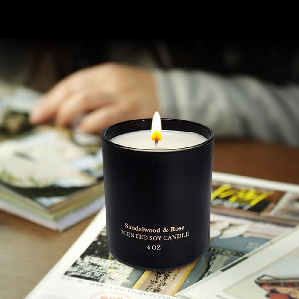 Scented Candles for Women,Premium Sandalwood Rose Aromatherapy Candles, Home Scented Candle Kelly's Custom Candles