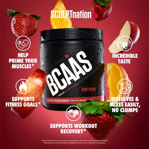 Sculpt Nation by V Shred BCAA Powder - Powerful Amino Acids Blend to Support Sculpt Nation