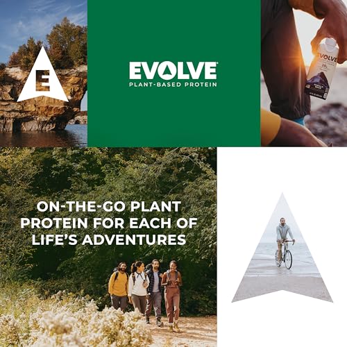Evolve Plant Based Protein Shake, Chocolate Caramel, 20g Vegan Protein, Dairy Free Evolve