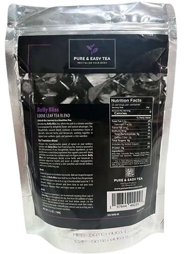 Pure And Easy Tea, Belly Bliss, Cleanse & Detox Tea, Supports Healthy Weight, Helps Reduc Pure And Easy Tea