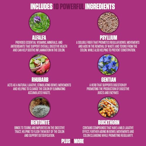 Colon Revive Extra Strength | #1 Rated Colon Cleanse & Detox Supplement | Digestive Support EPN Supplements