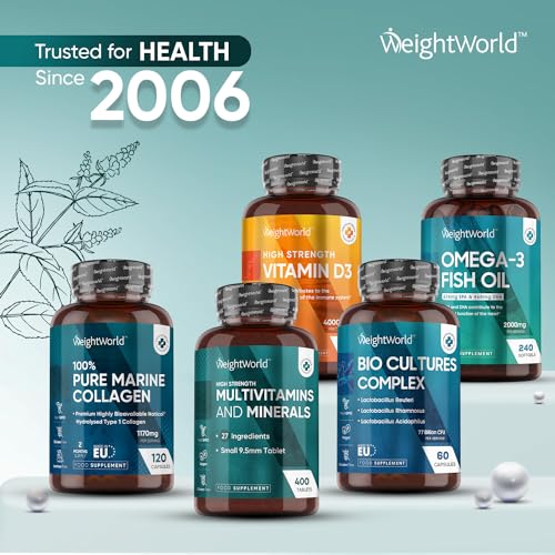 Multivitamin Tablets for Men & Women with 27 Active Multivitamins & Minerals Like Iron WeightWorld