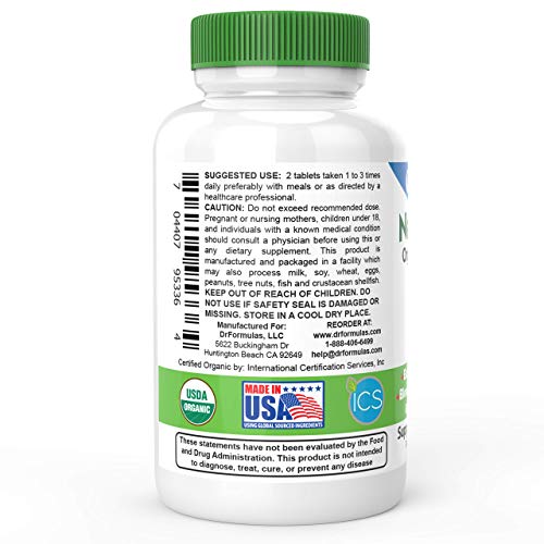 DrFormulas Organic Prebiotic Fiber for Constipation Relief & Weight Loss | Nexabiotic Super DrFormulas