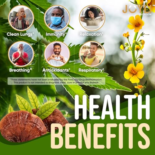 JOYLI Hemp Gummies - Natural Lung Cleanse with Mullein Leaf & Reishi JOYLI Nutrition