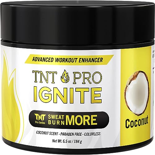 TNT Workout Enhancer Sweat Gel: Hot Cream for Tummy Belly Firming, Sweet Scent 