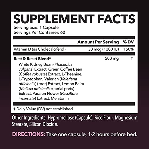 Night Time Fat Burner for Women | Weight Loss and Sleep Support Blend With Vitamin D HAVASU NUTRITION