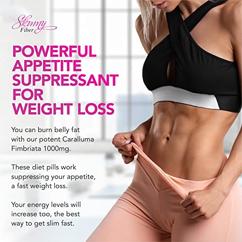 Skinny Fiber 120 Capsules, Appetite Suppressant Effective Weight Management for Women Skinny Fiber