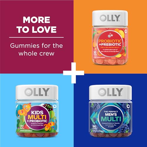 OLLY Women's Multivitamin Gummy, Overall Health and Immune Support OLLY