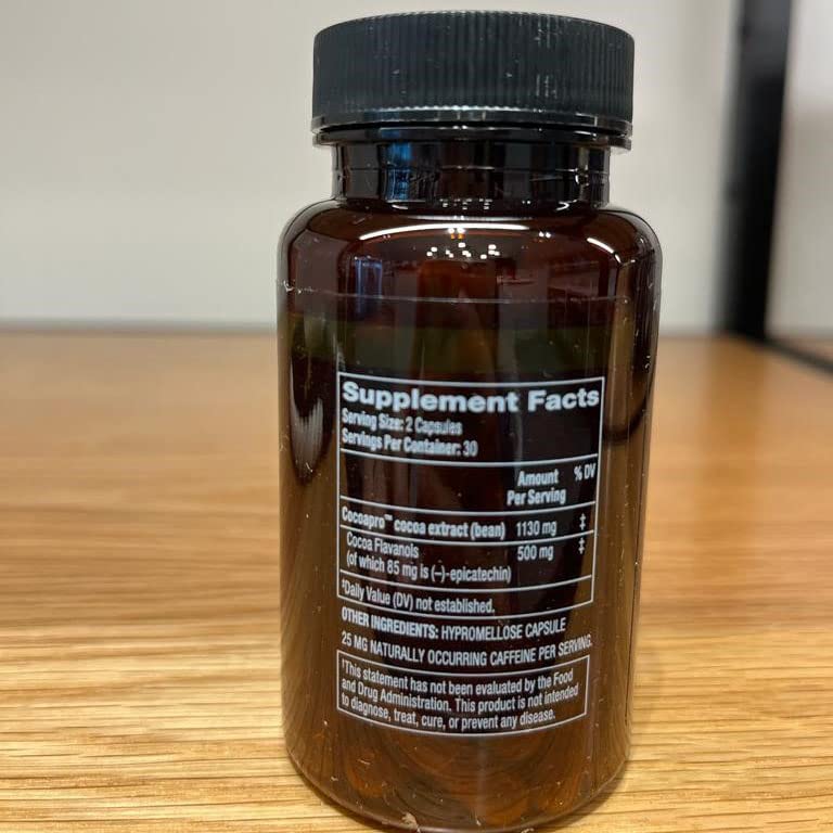 CocoaVia Cardio Health Supplement, 30 Day, 500mg Cocoa Flavanols, Support Heart Health CocoaVia